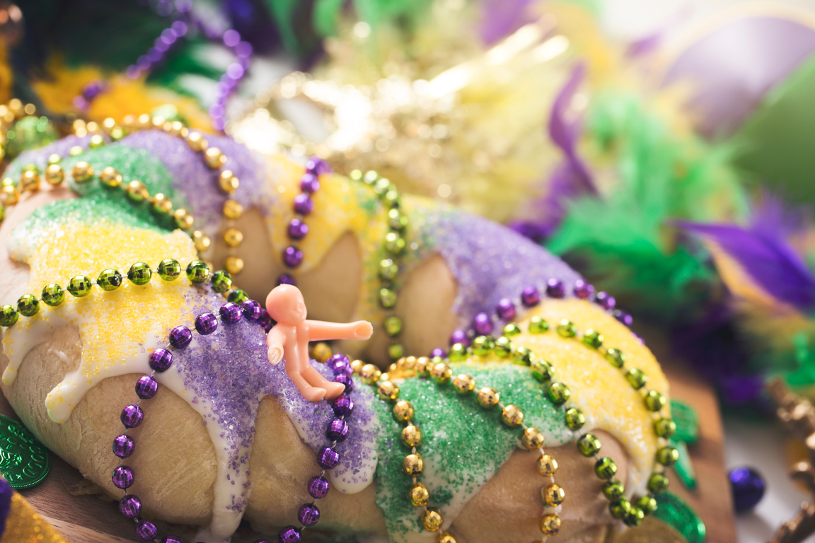 Louisiana Mardi Gras King Cake